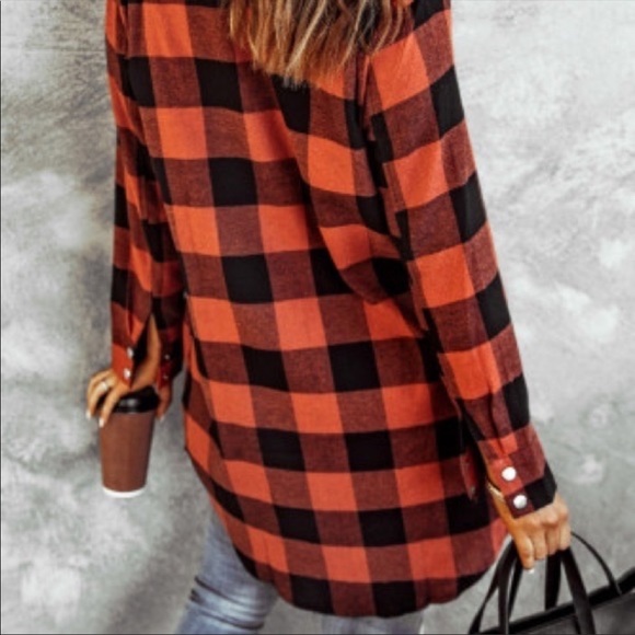 LAST ONE Buffalo Plaid Shacket - Picture 3 of 7
